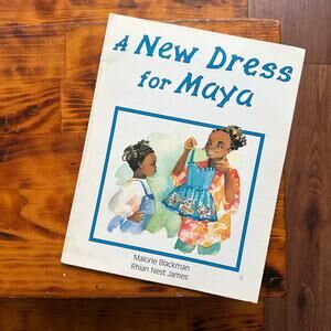 Vintage 1992 A New Dress For Maya Paperback Book